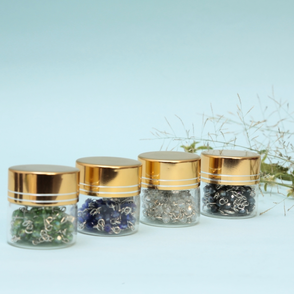 Rosario En Piedras Con Botella