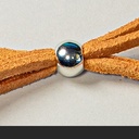 Pulsera De San Benito En Cuero