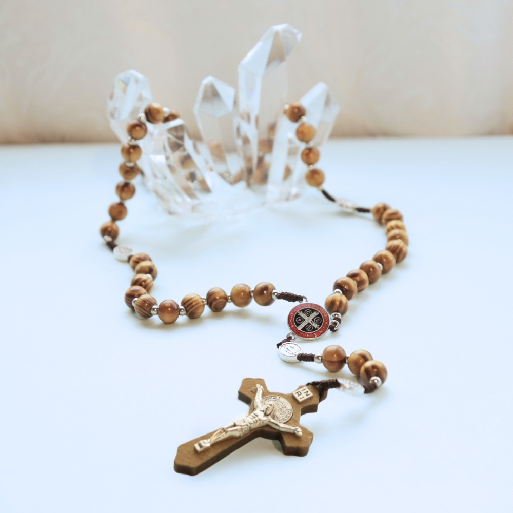 Rosario En Madera De La Milagrosa