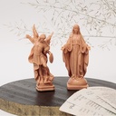 Figura Religiosa en Plástico café 8cm