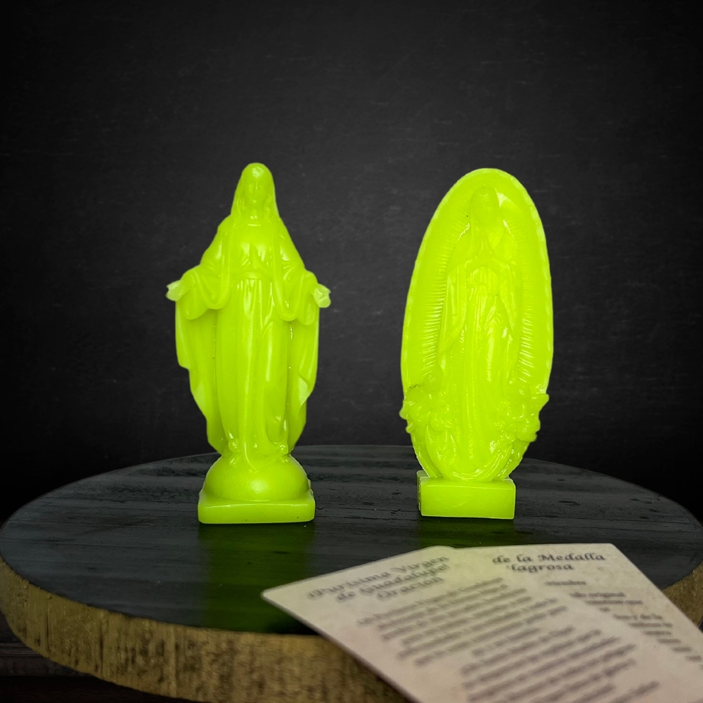 Figura Religiosa en Plástico luminoso 8cm