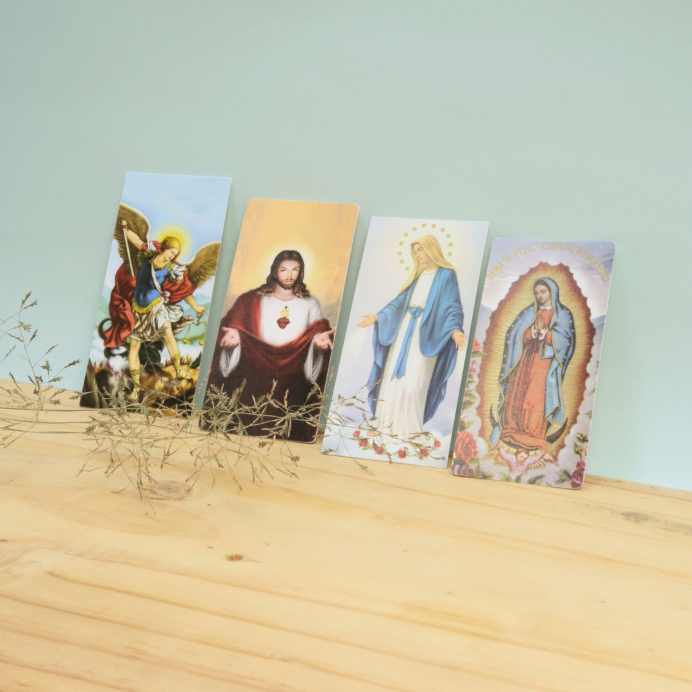 Figura Religiosa en Plástico luminoso 8cm