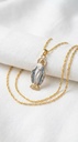 Cadena con Medalla de la Virgen Milagrosa 3cm