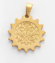 Medalla San Benito en Acero 2,9cm