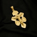 Cruz del Perdón en Acero Dorada 4cm