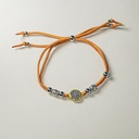 Pulsera De San Benito En Cuero