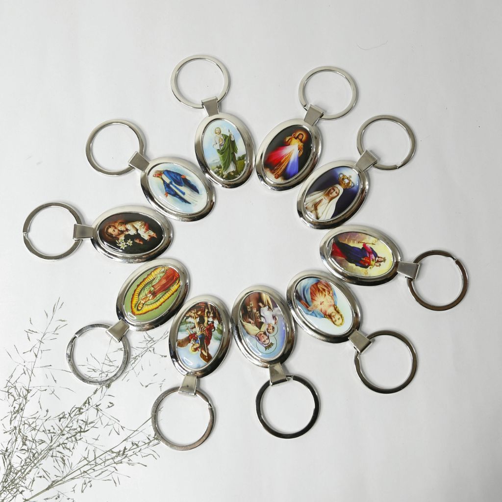 Llavero en Acero con Advocaciones