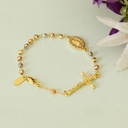 Pulsera Baño en 3 Oros 20cm