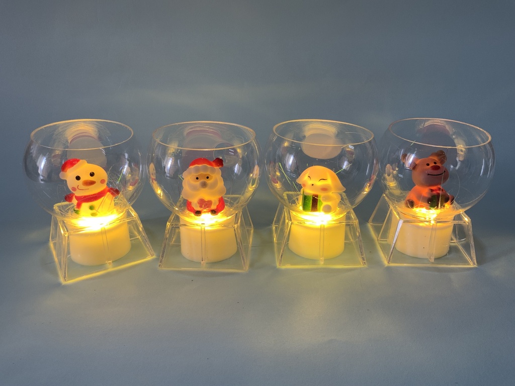 Esferas LED Acrílicas Navideñas 8,5cm