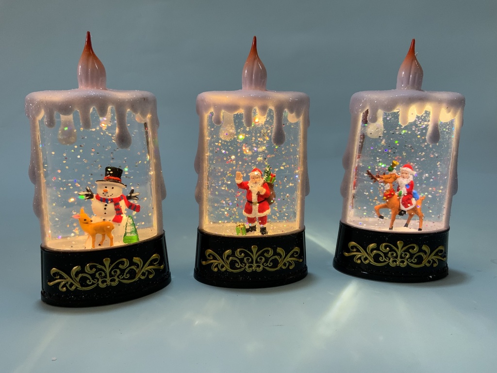 Vela LED Decorativa Navideñas 15,5cm