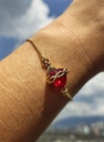 Pulsera Sagrado Corazón de José En Baño de Oro 18k 2,5cm