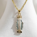 Cadena con Medalla de la Virgen Milagrosa 3cm