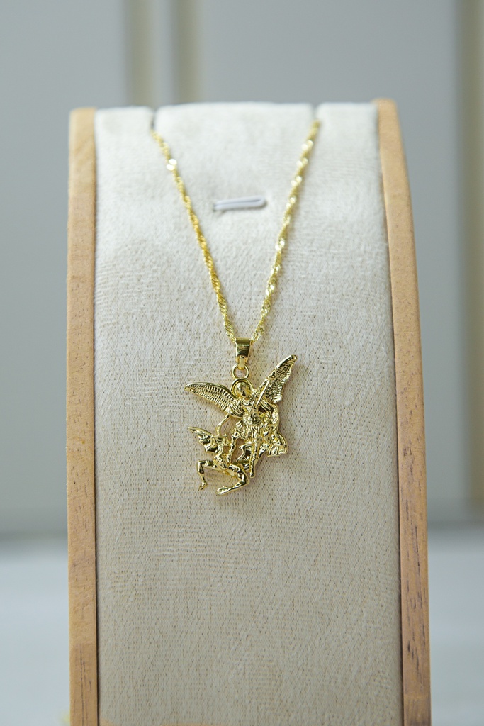 Cadena con Medalla de San Miguel 3cm