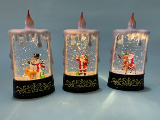 [DC.011] Vela LED Decorativa Navideñas 15,5cm