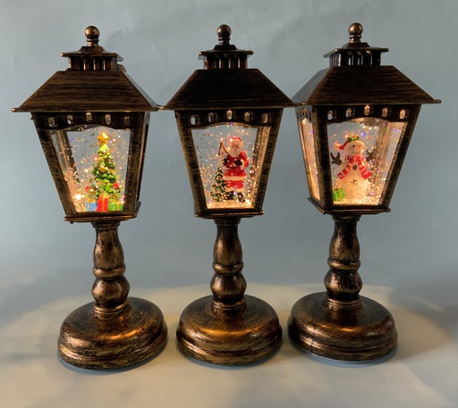 [DC.014] Farole de Calle Navideño Bronce 22cm