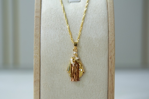 [MD.002] Cadena con Medalla de la Virgen del Carmen  