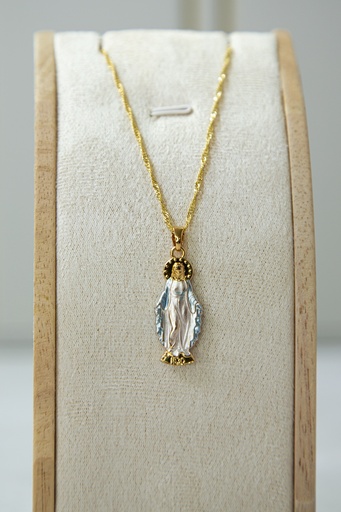 [MD.003] Cadena con Medalla de la Virgen Milagrosa