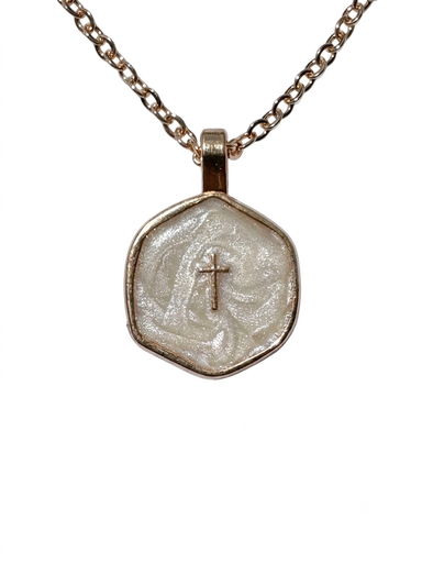 [CL.002] Collar de Cruz en  Acero