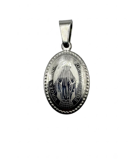 [MD.059] Medalla en Acero de La Milagrosa 21mm