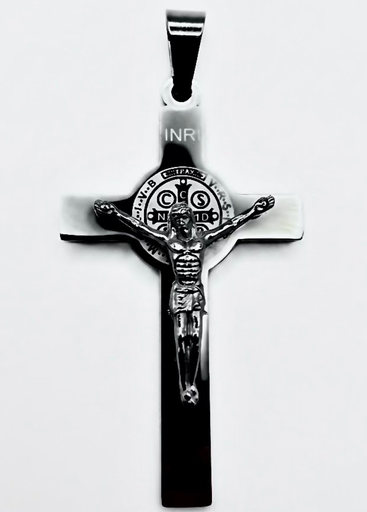 [MD.079] Cruz de San Benito en Acero 